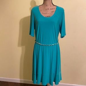 Green dress gently use